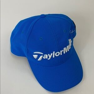 Taylor made golf hat adjustable blue